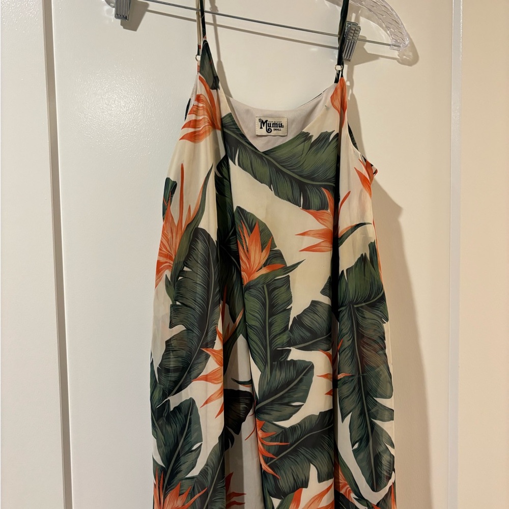 Show Me Your Mumu - short tropical Leaf Print Dress